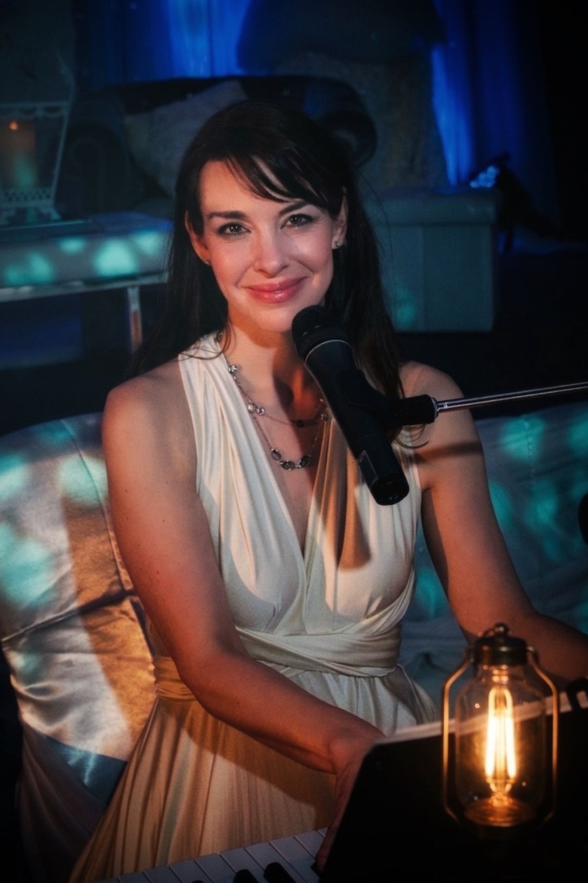 Kimberley Dunn performing for a high-end gala at the Brookstreet Hotel.